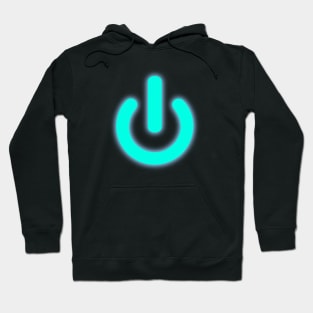 On Symbol Are You Turned on in turquoise For Your IT Specialist or Gamer in your life? Hoodie